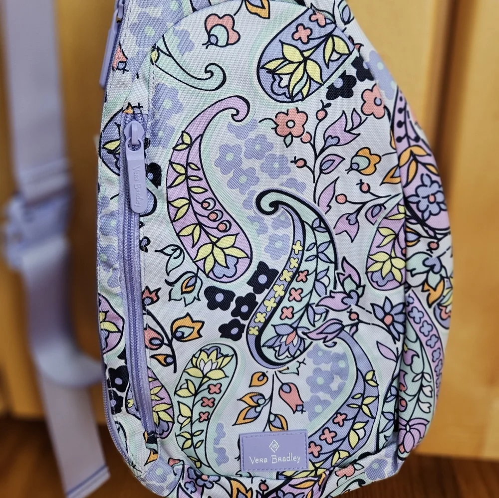 Vera Bradley Lighten Up Essential Sling Backpack NWT